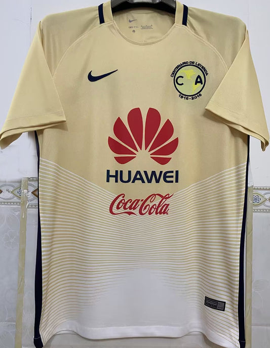Jersey 2016/17 Club America Local Manga corta Versión Fan Retro