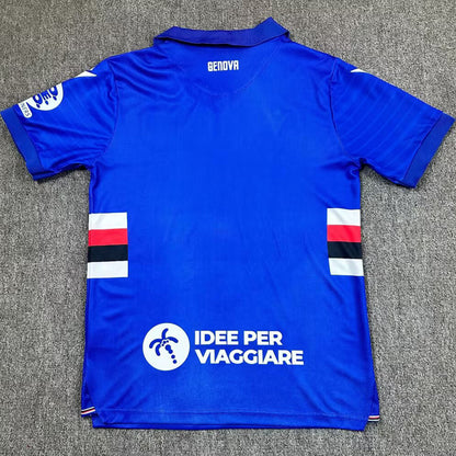 Jersey 2025/26 Sampdoria Local Manga corta Versión Fan