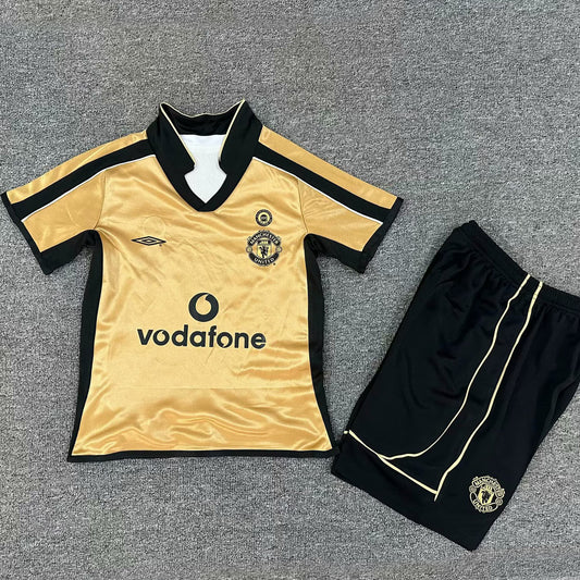 Jersey 2001/02 Manchester United Especial Manga corta Niño Retro