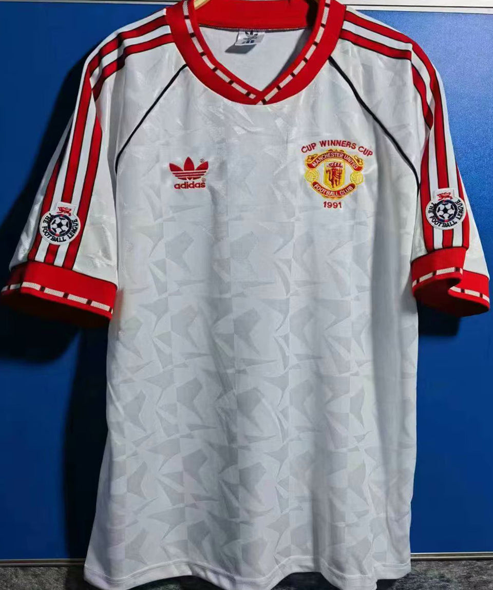 jersey 1991 manchester united especial manga corta versión fan retro