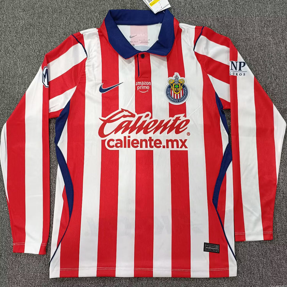 jersey 2026/27 chivas local manga larga versión fan