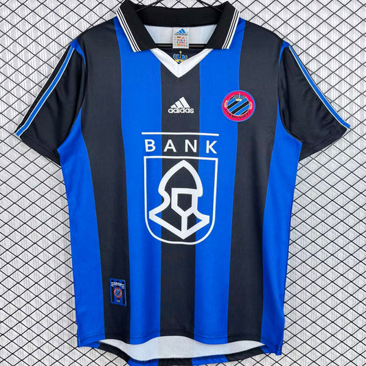 Jersey 1998/1999 Brugge Local Manga corta Versión Fan Retro