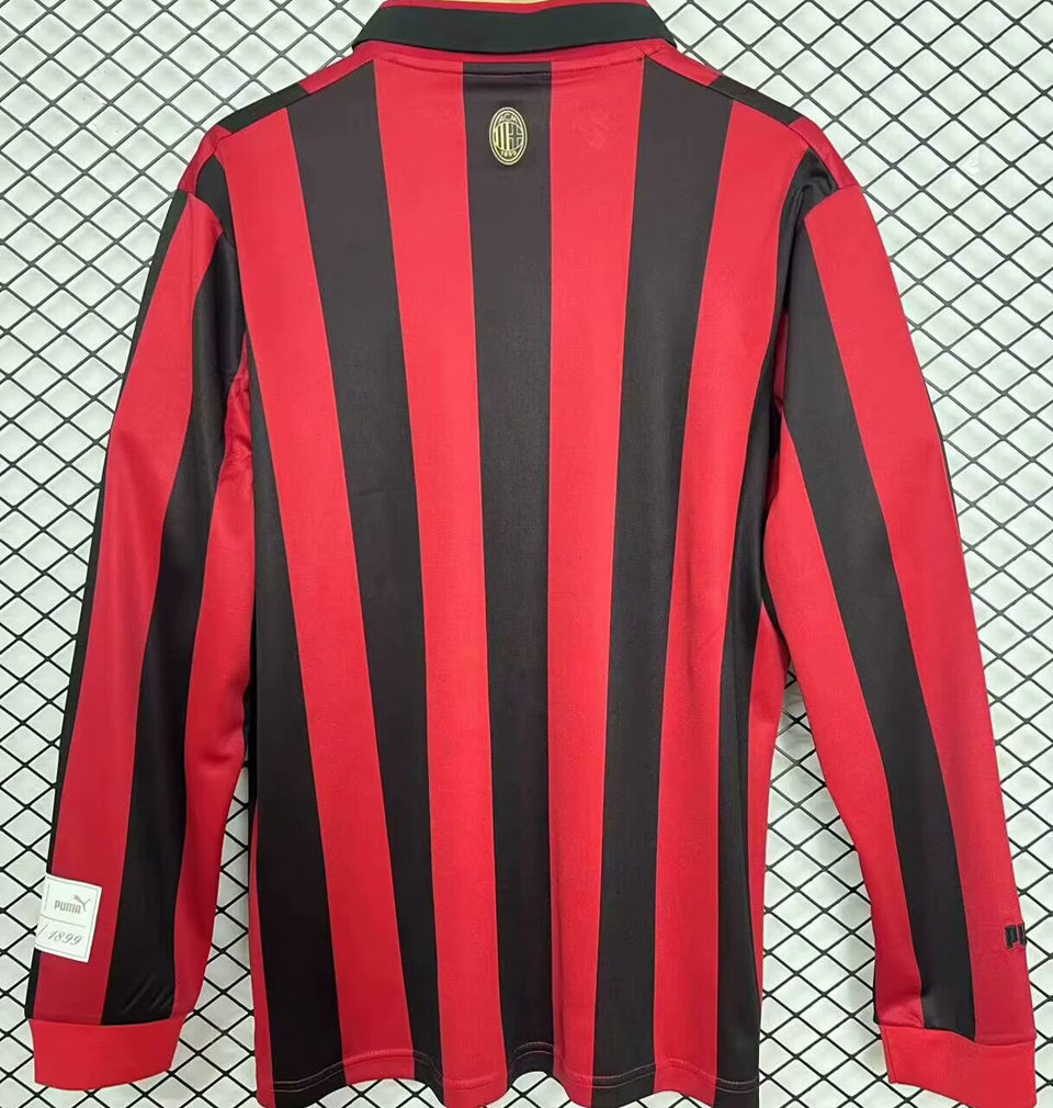 jersey 2025 ac milan especial manga larga versión fan