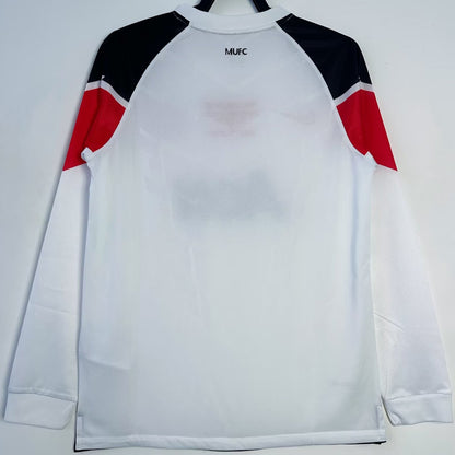 Jersey 2010/11 Manchester United Visitante Manga larga Versión Fan Retro