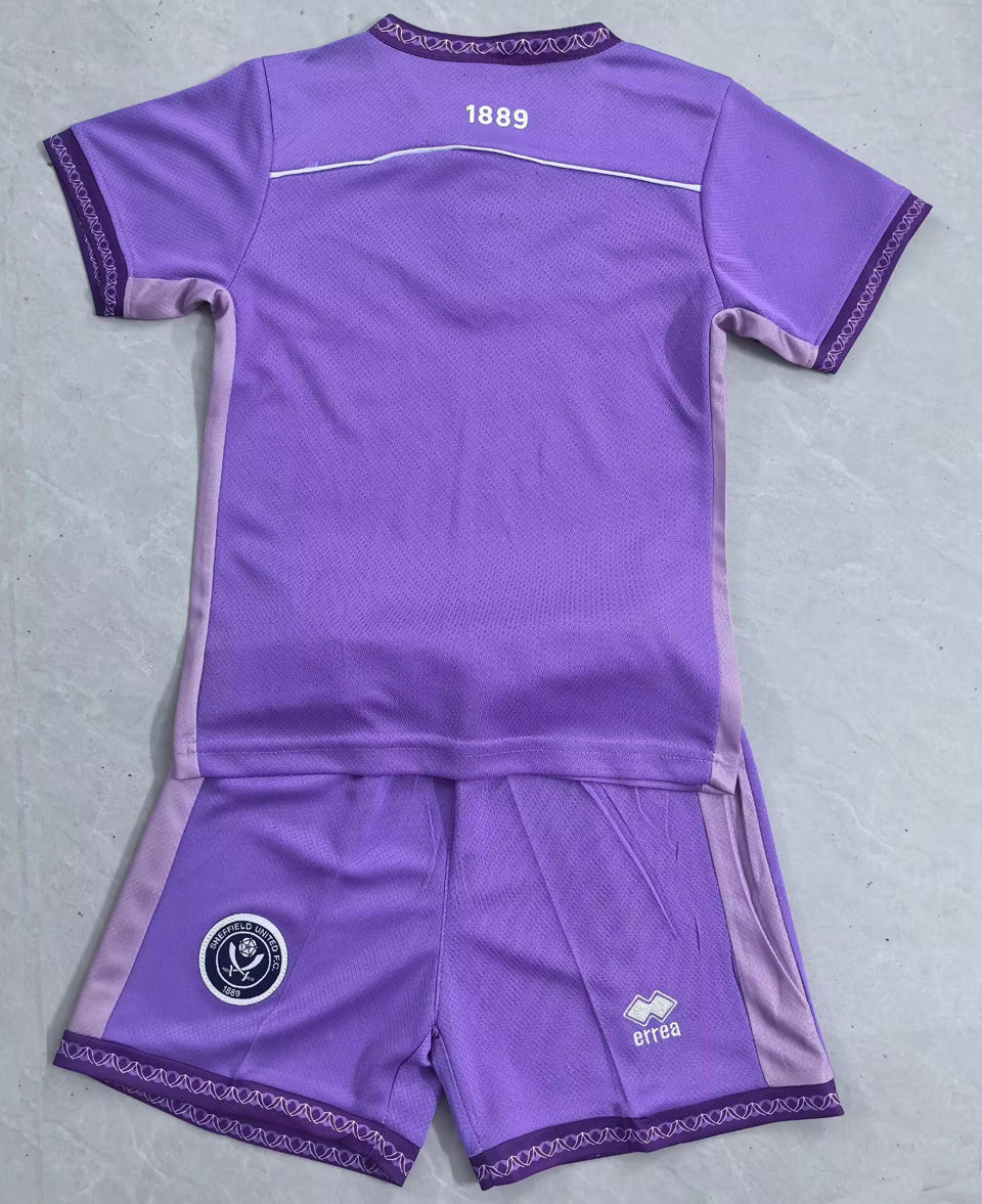 Jersey 2025/26 Sheffield United Tercero Manga corta Niño