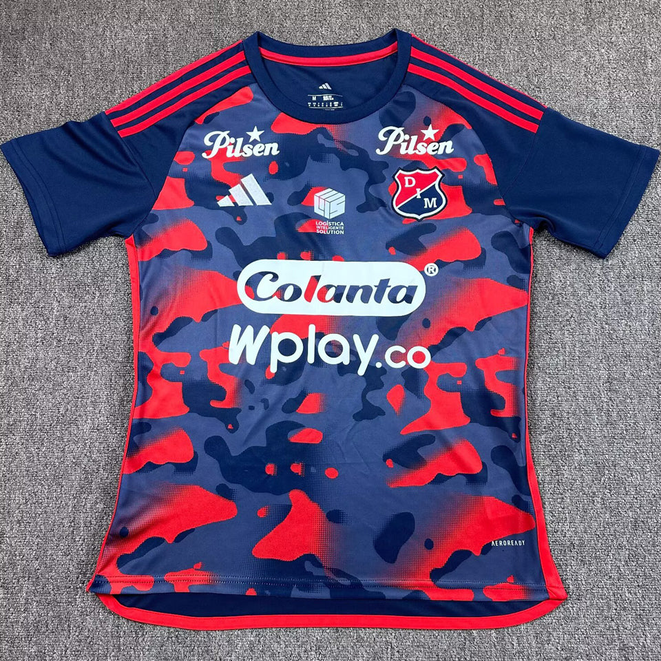 jersey 2025/26 independiente medellín visitante manga corta versión fan