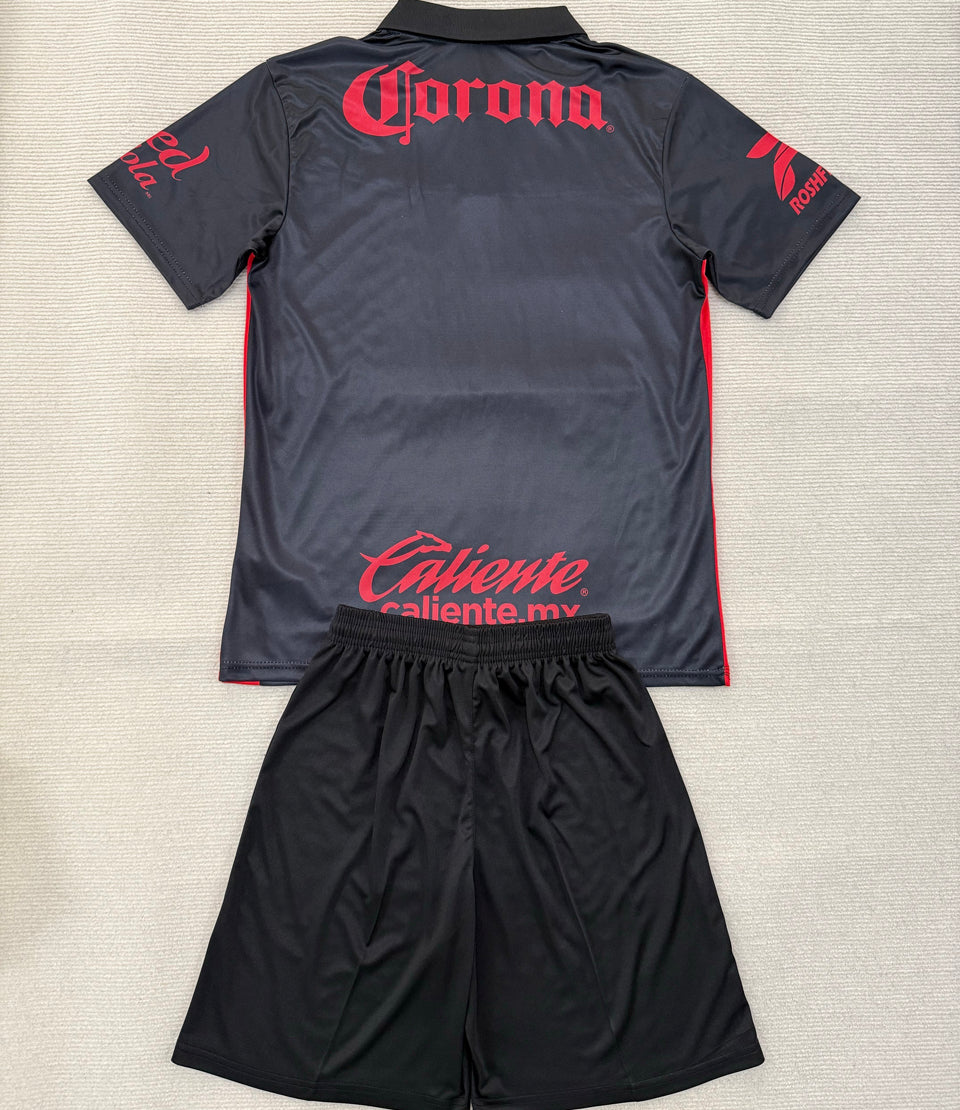 jersey 2025/26 deportivo toluca tercero manga corta niño