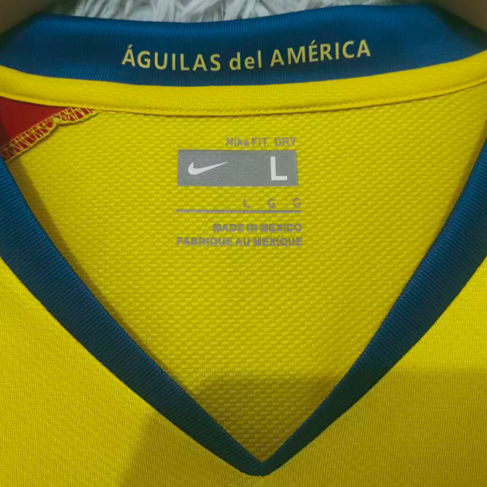 jersey 2007/2008 club america local manga corta versión fan retro