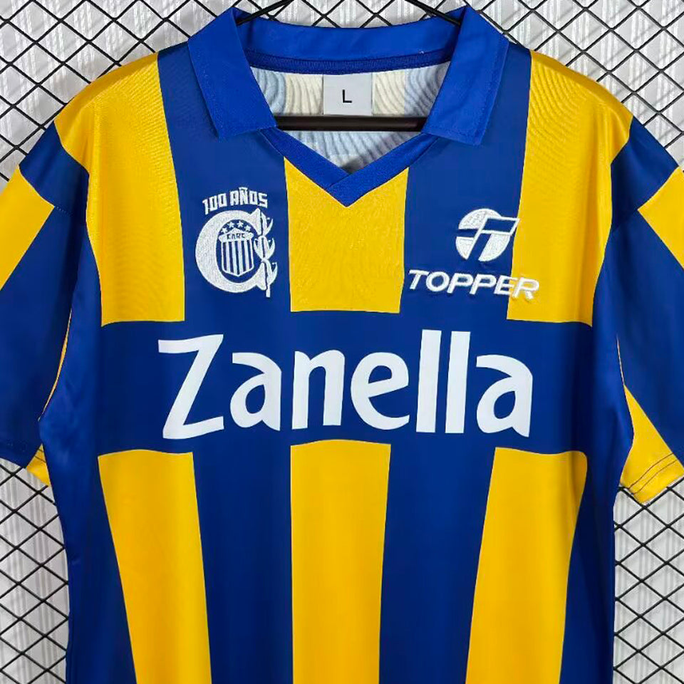 jersey 1989/1991 rosario central local manga corta versión fan retro
