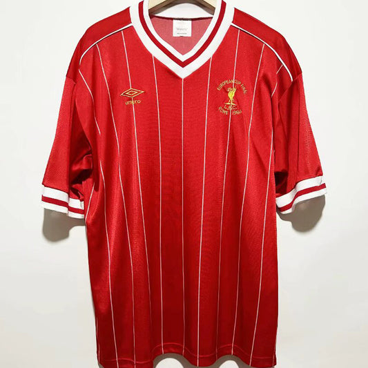Jersey 1984 Liverpool Local Manga corta Versión Fan Retro