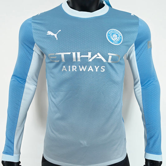 Jersey 2026/27 Manchester City Local Manga larga Versión Jugador