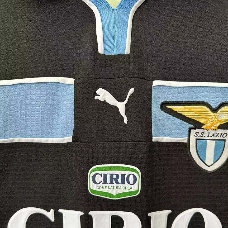 jersey 1998/99 lazio visitante manga corta versión fan retro
