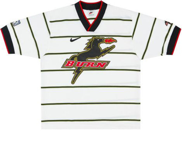 jersey 1998 fc dallas visitante manga corta versión fan retro