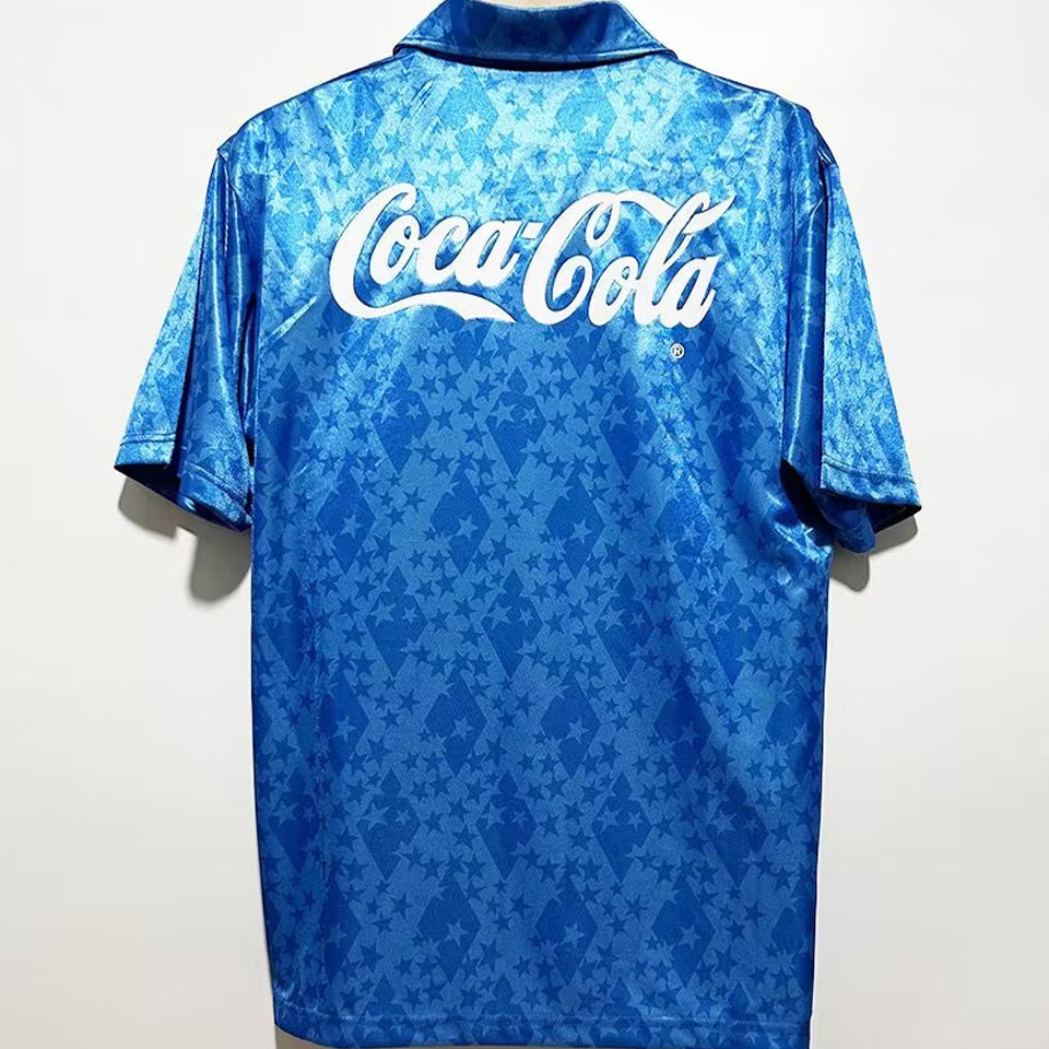 jersey 1993 cruzeiro local manga corta versión fan retro
