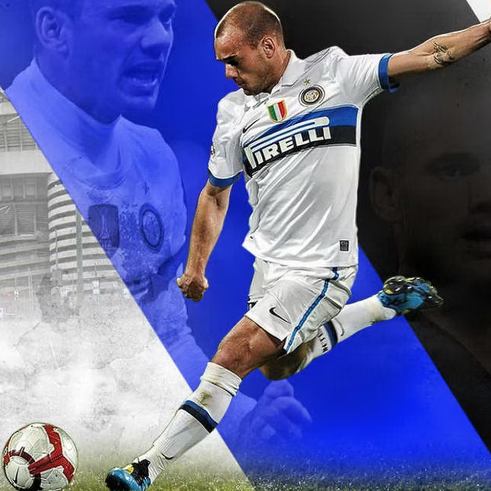 jersey 2009/10 inter milan visitante manga corta versión fan retro