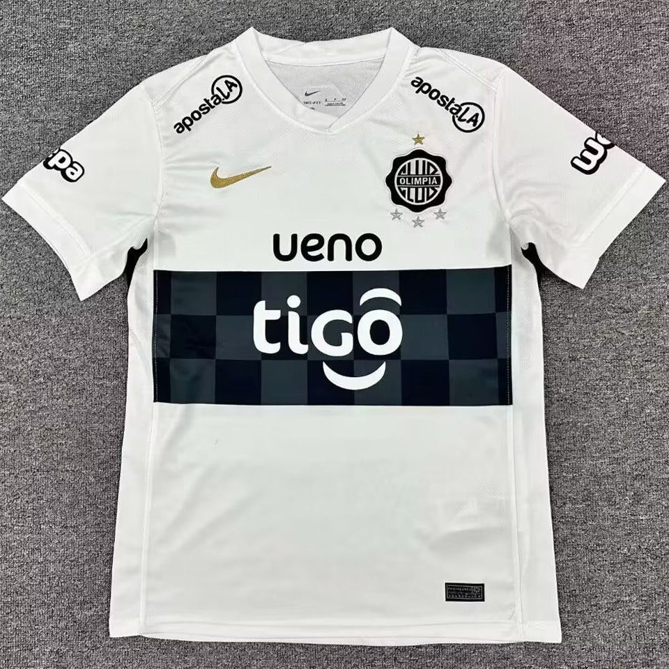 jersey 2026/27 club olimpia local manga corta versión fan