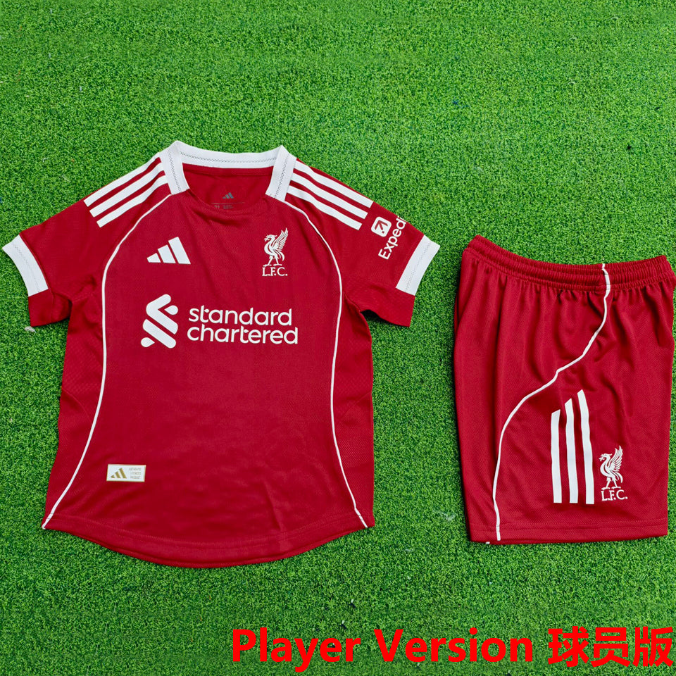 jersey 2025/26 liverpool local manga corta versión jugador
