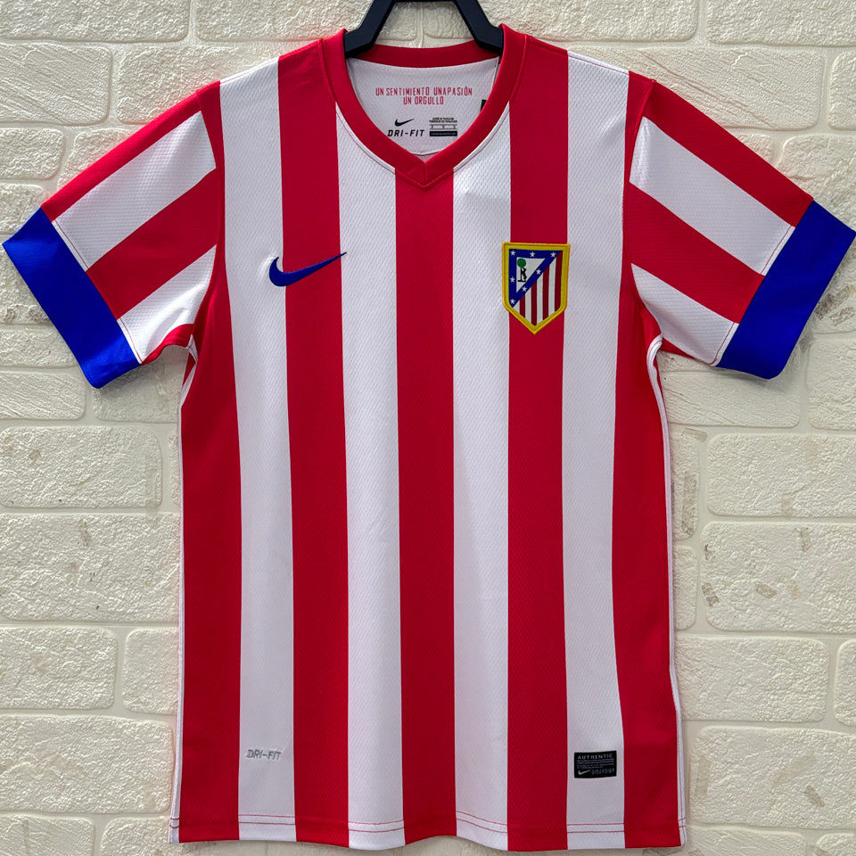 jersey 2012/13 atletico de madrid local manga corta versión fan retro