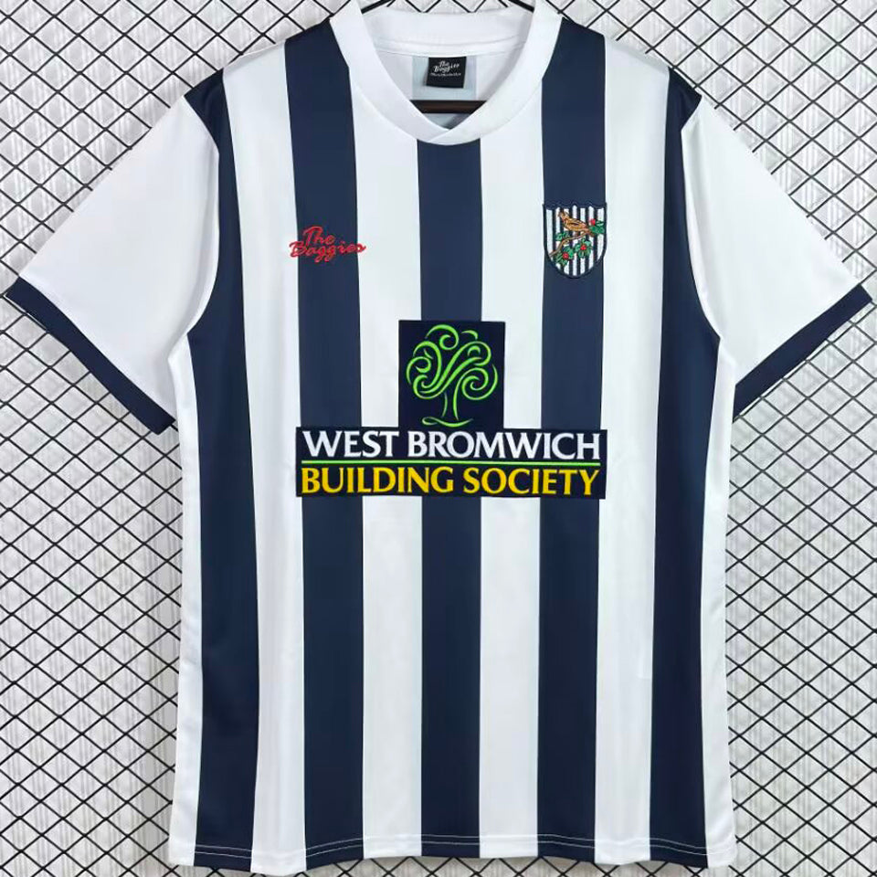 jersey 2002/2003 west bromwich albionhome local manga corta versión fan retro