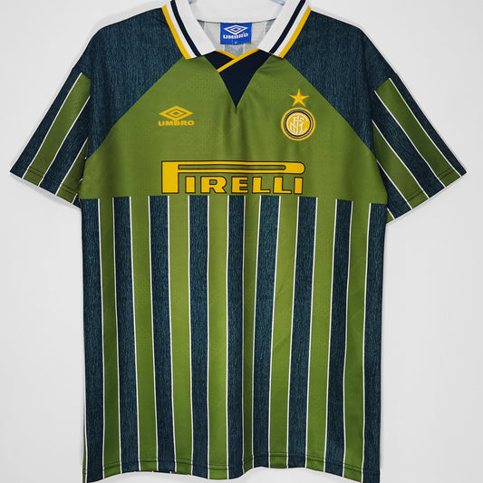 Jersey 1995/96 Inter Milan Visitante Manga corta Versión Fan Retro