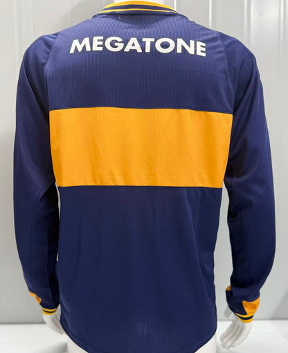 Jersey 2006/07 Boca Local Manga larga Versión Fan Retro