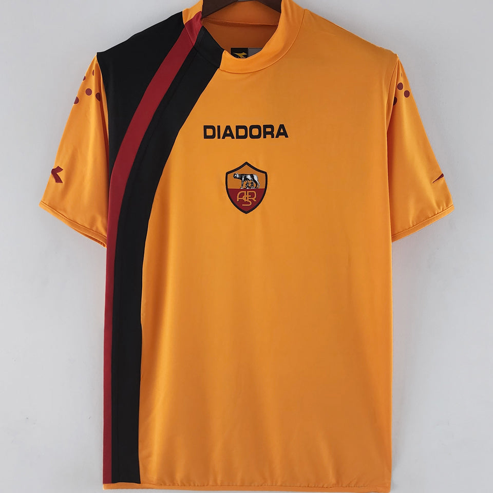 jersey 2005/06 roma local manga corta versión fan retro