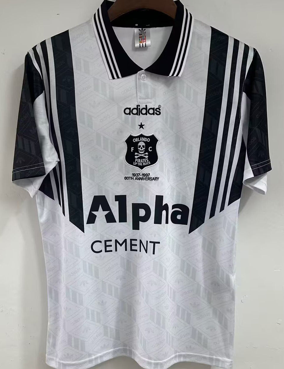 jersey 1997 orlando pirates especial manga corta versión fan retro