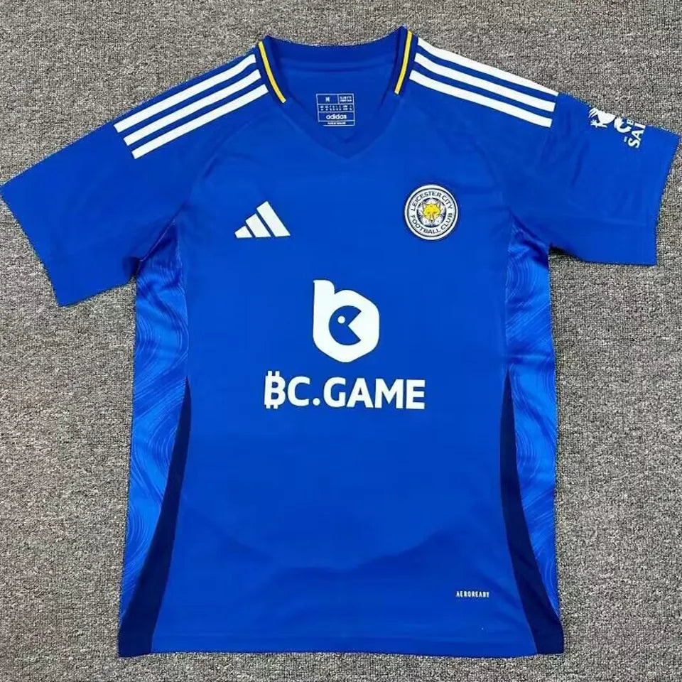 Jersey 2024/25 Leicester City Local Manga corta Versión Fan