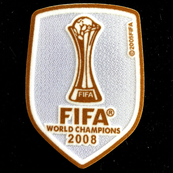 2008 Patch Copa Mundial Clubes FIFA Parches/Letras
