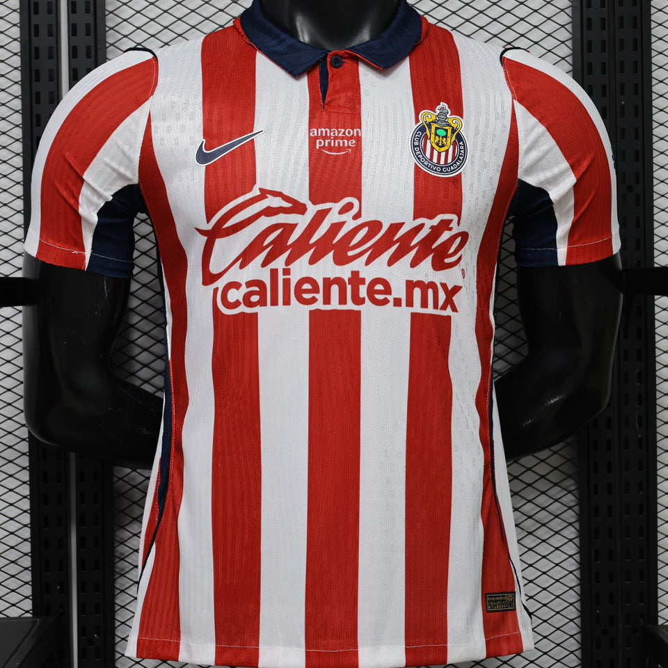 jersey 2026/27 chivas local manga corta versión jugador