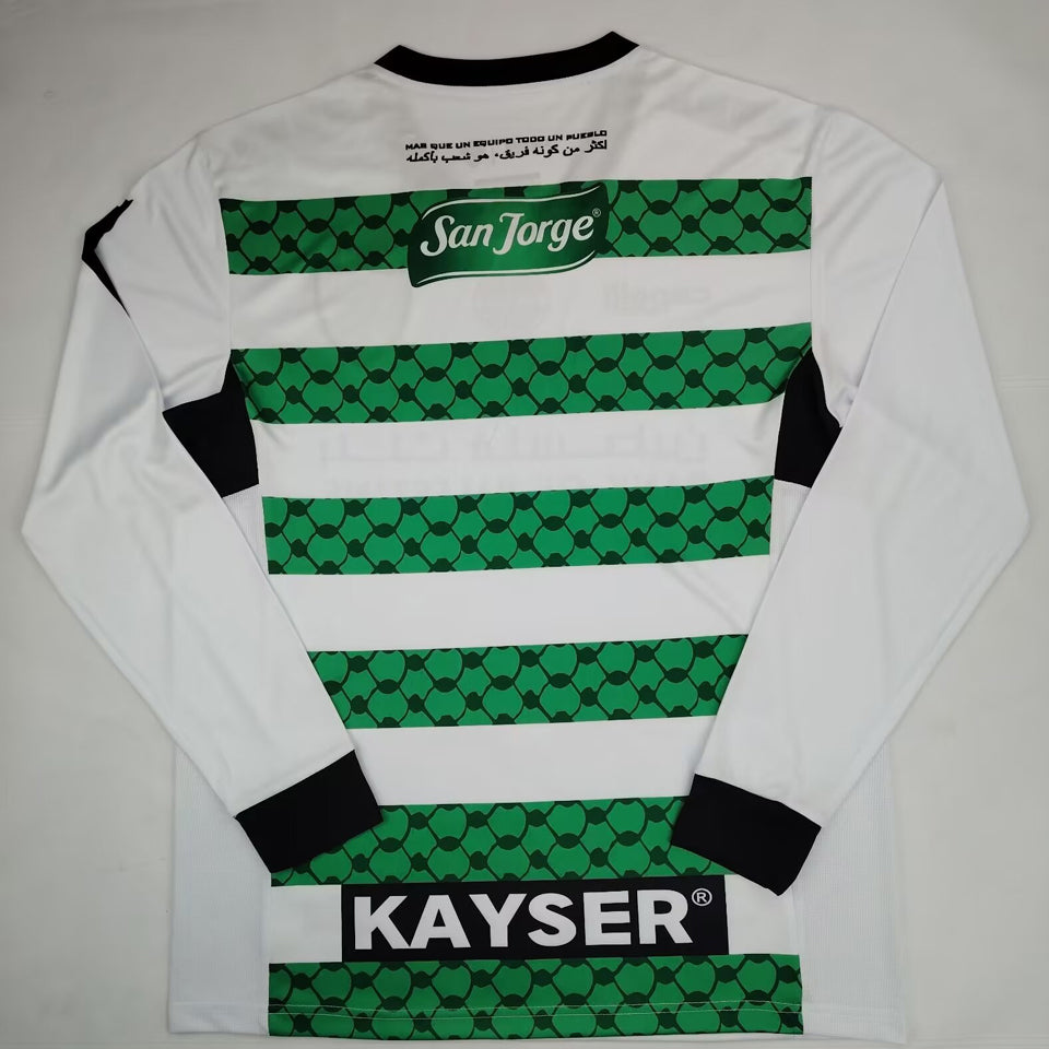 jersey 2024/25 palestino especial manga larga versión fan