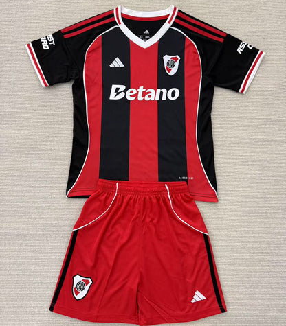 Jersey 2025/26 River Plate Visitante Manga corta Niño
