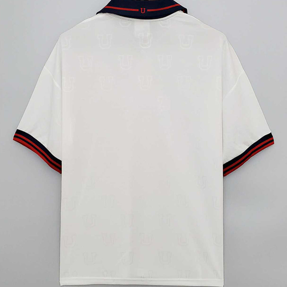 jersey 1998 universidad de chile visitante manga corta versión fan retro