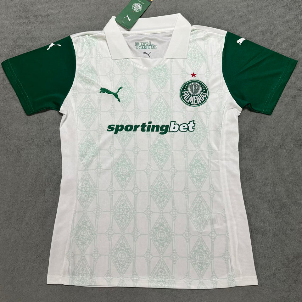 jersey 2025/26 palmeiras visitante manga corta mujer