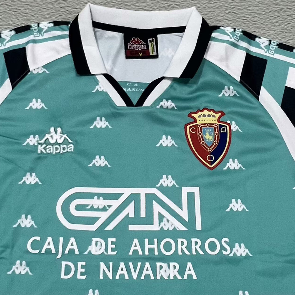 jersey 1995/1997 osasuna visitante manga corta versión fan retro