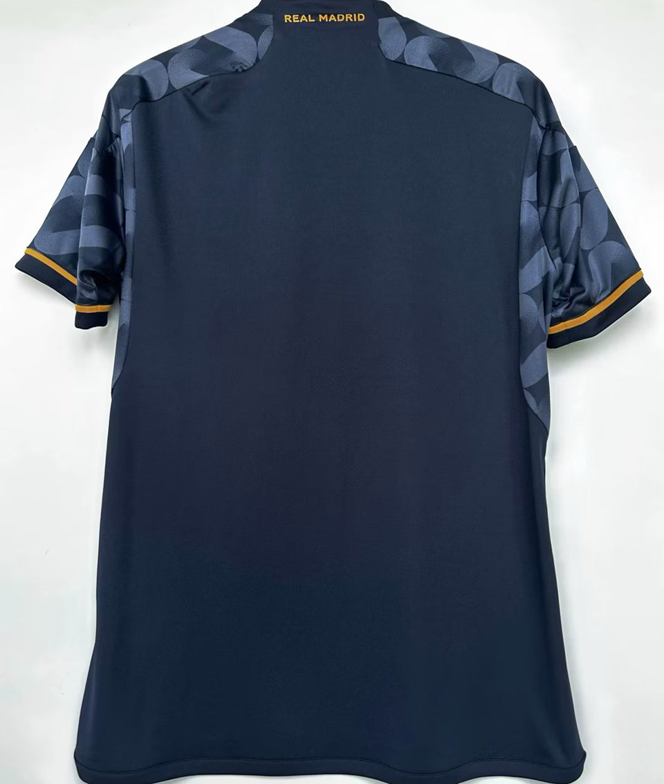 jersey 2023/24 real madrid visitante manga corta versión fan