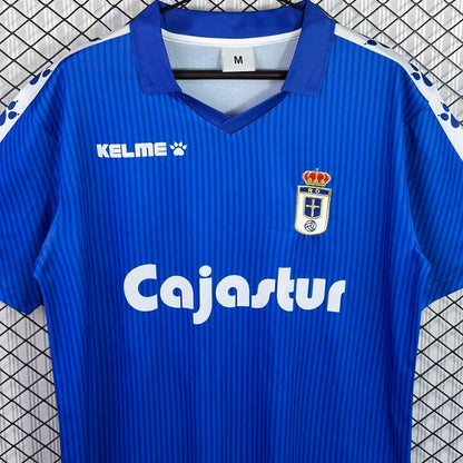 Jersey 1992/1993 Real Oviedo Local Manga corta Versión Fan Retro
