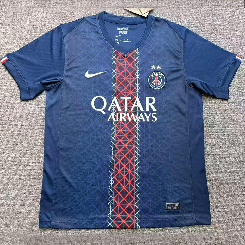 jersey 2025/26 psg local manga corta versión fan