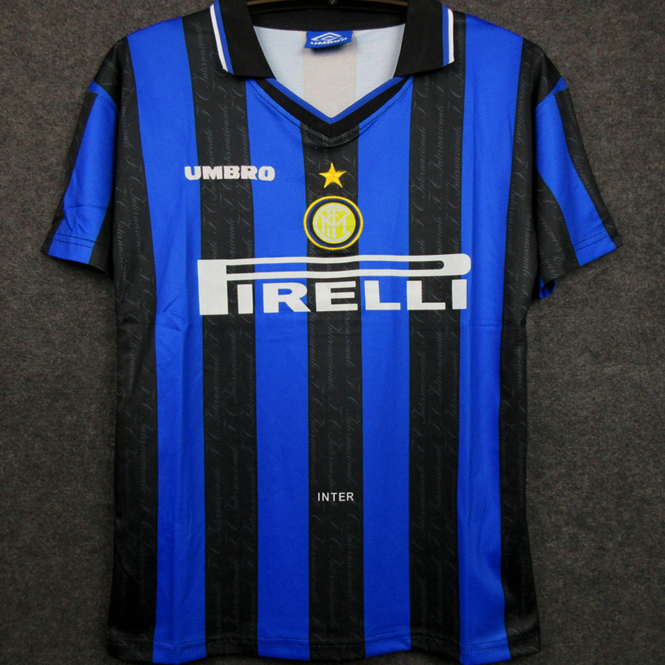 jersey 1997/98 inter milan local manga corta versión fan retro