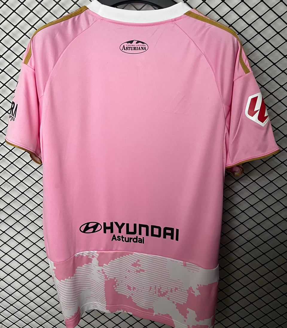 jersey 2026 real oviedo pink especial manga corta versión fan