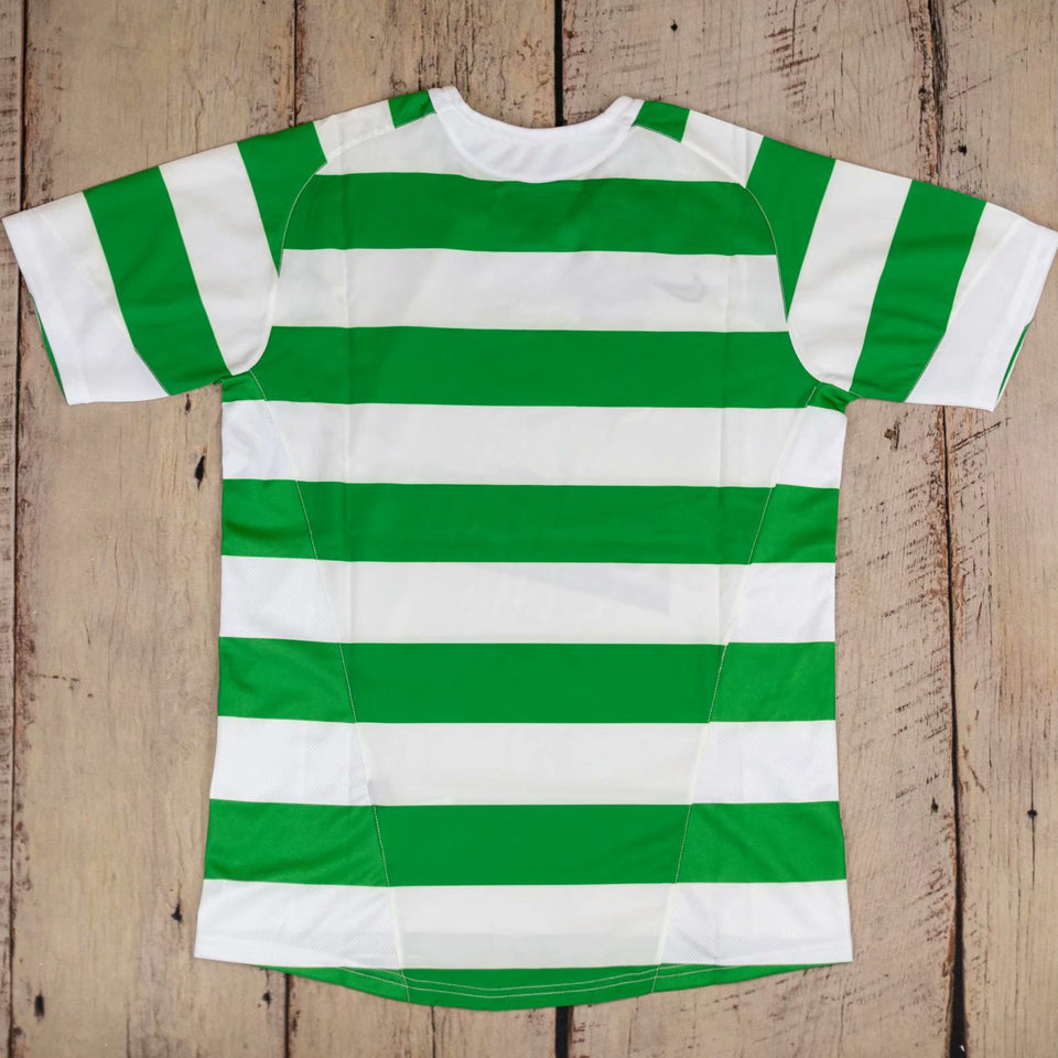 Jersey 2005/06 Celtic Local Manga corta Versión Fan Retro