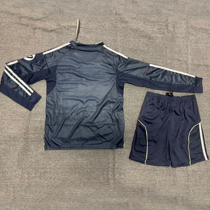 Jersey 2025/26 Real Madrid Visitante Manga larga Niño