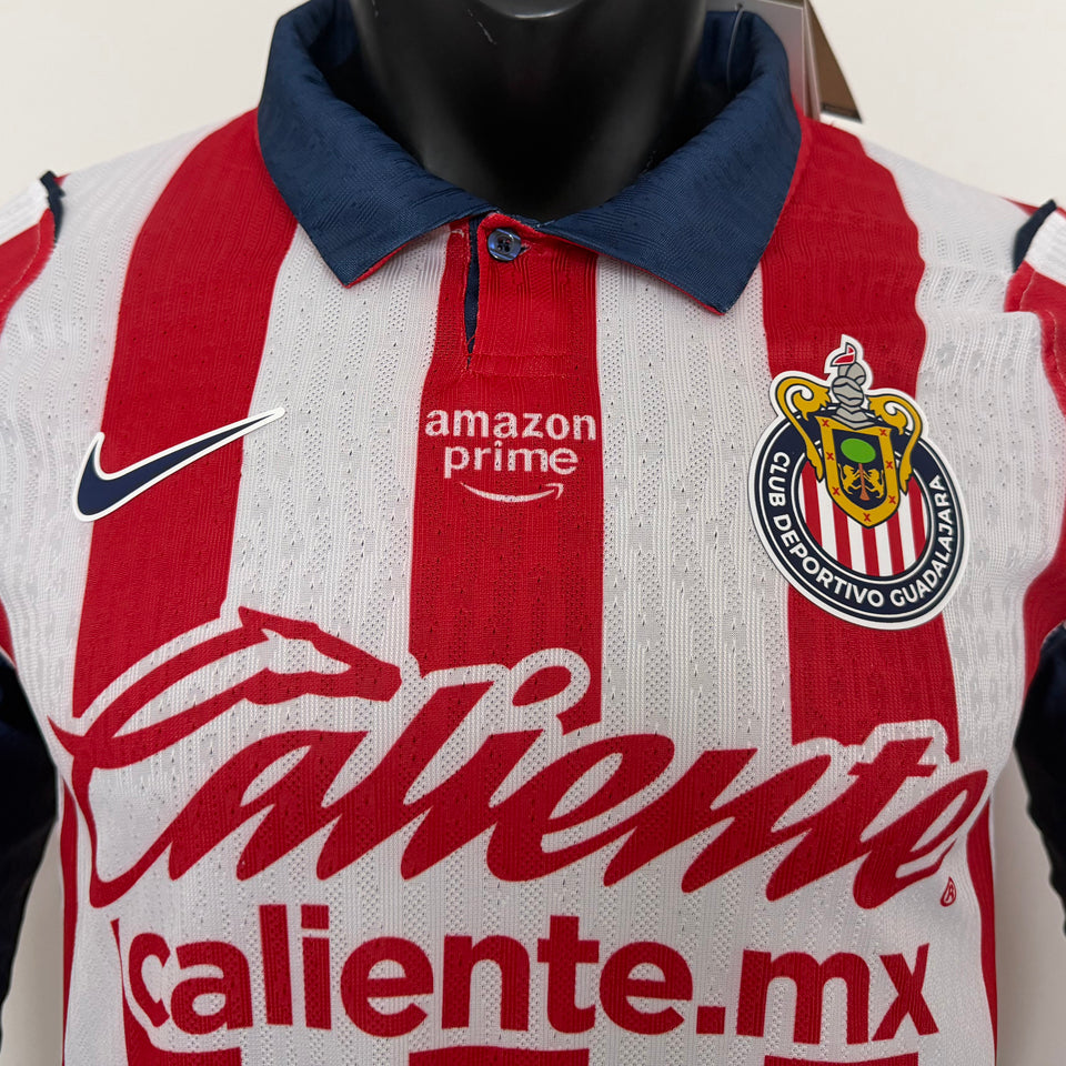jersey 2026/27 chivas local manga larga versión jugador
