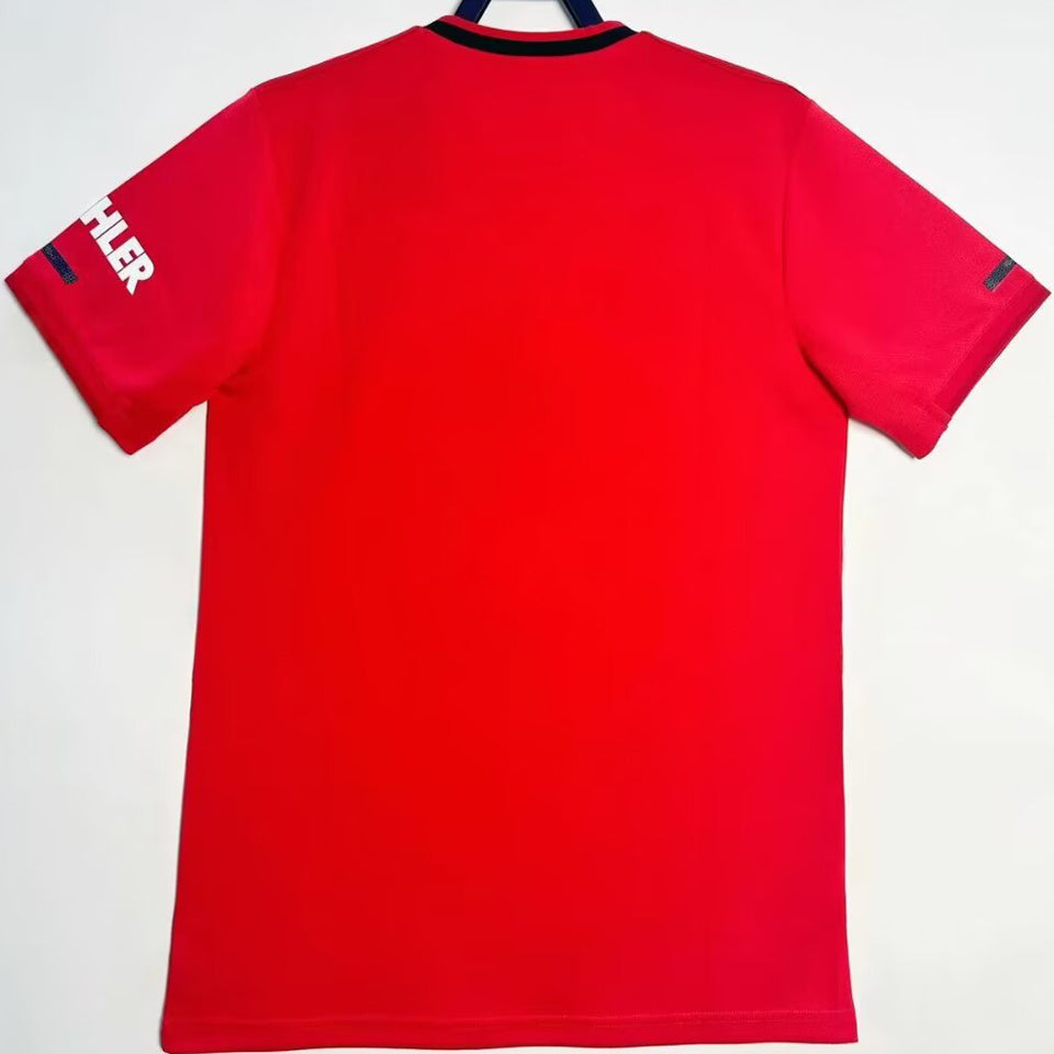 jersey 2019/20 manchester united local manga corta versión fan retro