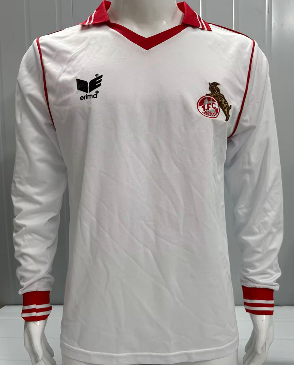 jersey 1978/1979 1. fc koln local manga larga versión fan retro
