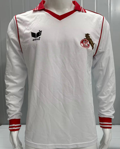 Jersey 1978/1979 1. FC Koln Local Manga larga Versión Fan Retro