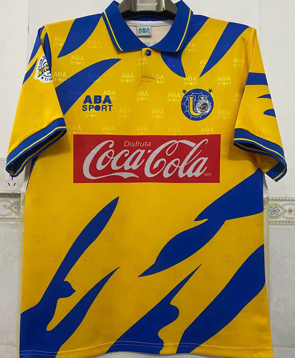 jersey 1995/96 tigres local manga corta versión fan retro