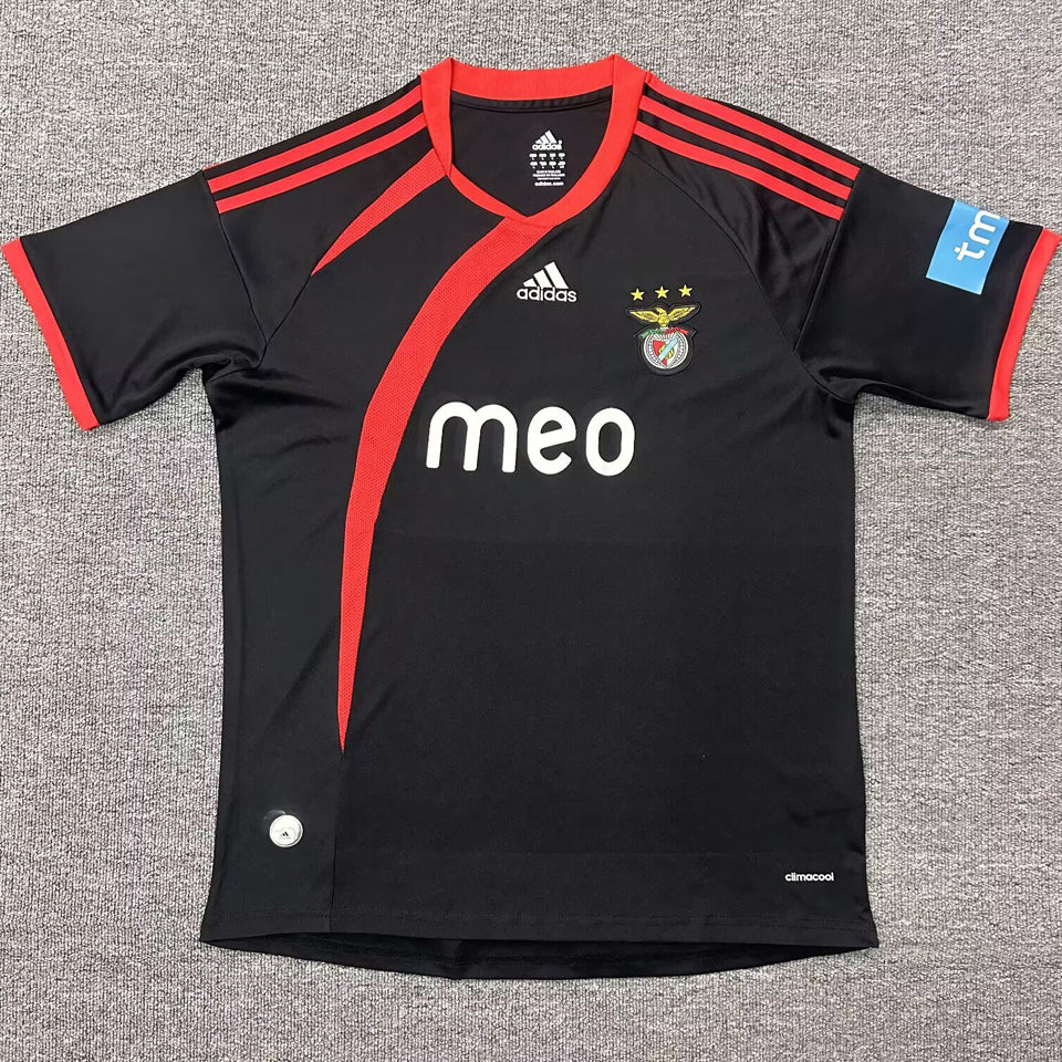 jersey 2009/2010 benfica visitante manga corta versión fan retro