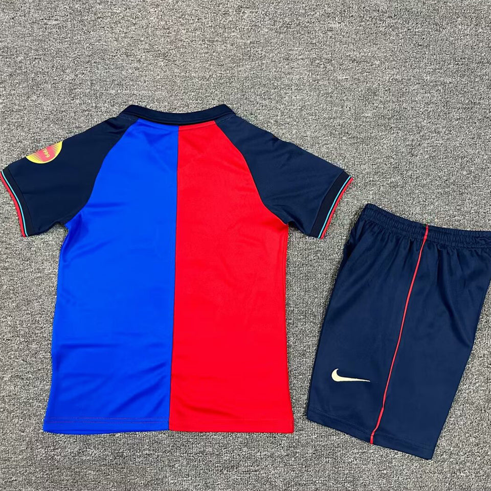 Jersey 1999 Barcelona Local Manga corta Niño Retro