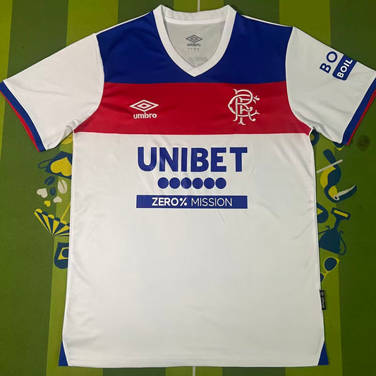Jersey 2025/26 Glasgow Rangers Visitante Manga corta Versión Fan